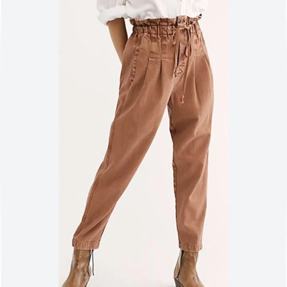 Free People paperbag rise